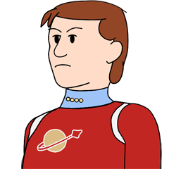 Cropped image drawing of Edward Burke