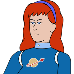 Cropped image drawing of Marceline Germaine