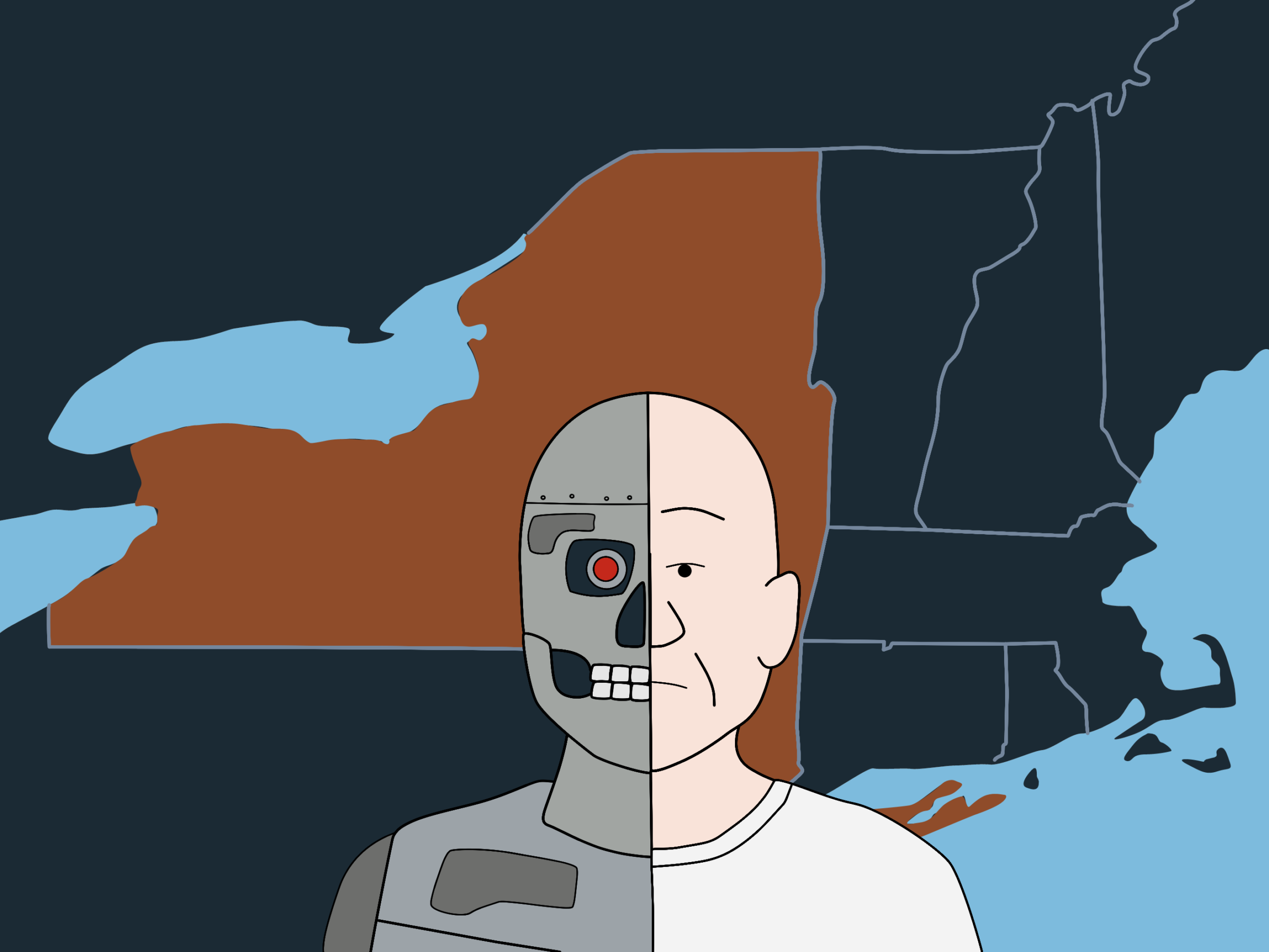 Robot Man Poster with No Text
