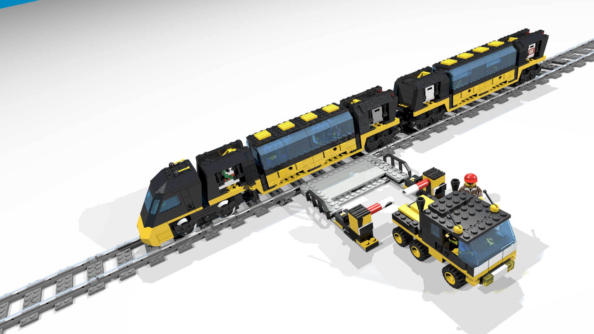 4559 Cargo Railway with Truck