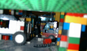 Blurred pictured of the Lego Cars